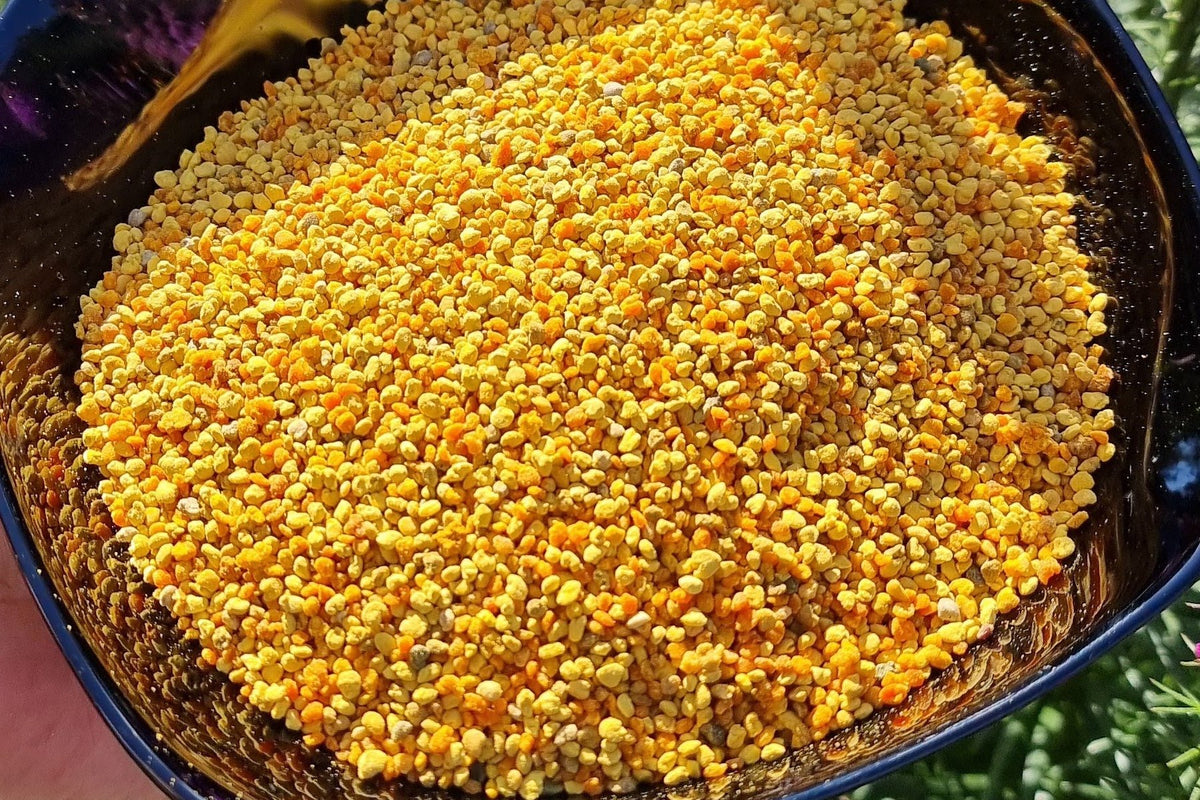 Bee pollen in a bowl